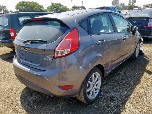 3FADP4EJ2EM216965 - 2014 FORD FIESTA SE GRAY photo 4