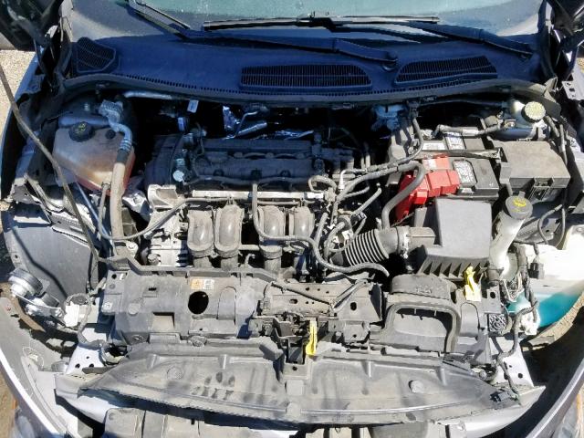 3FADP4EJ2EM216965 - 2014 FORD FIESTA SE GRAY photo 7