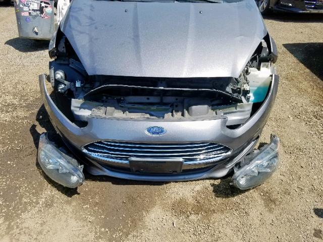 3FADP4EJ2EM216965 - 2014 FORD FIESTA SE GRAY photo 9