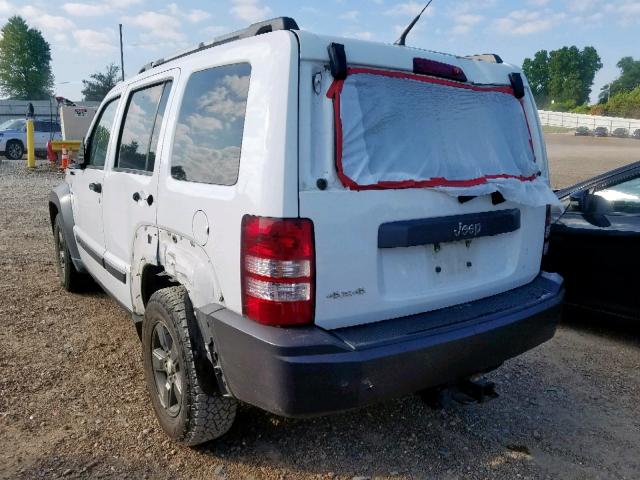 1J4PN3GK4BW543032 - 2011 JEEP LIBERTY RE WHITE photo 3