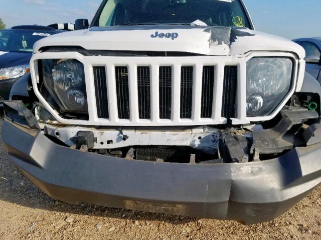 1J4PN3GK4BW543032 - 2011 JEEP LIBERTY RE WHITE photo 9