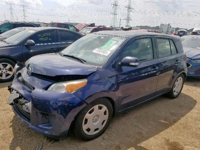 JTKKU10458J001746 - 2008 SCION XD BLUE photo 2