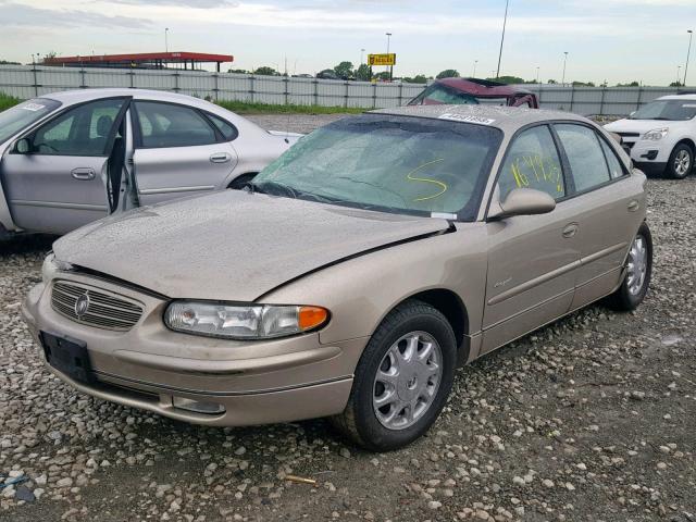 2G4WB55K011212684 - 2001 BUICK REGAL LS BEIGE photo 2