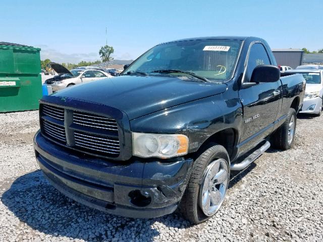 1D7HU16D33J639484 - 2003 DODGE RAM 1500 S BLACK photo 2