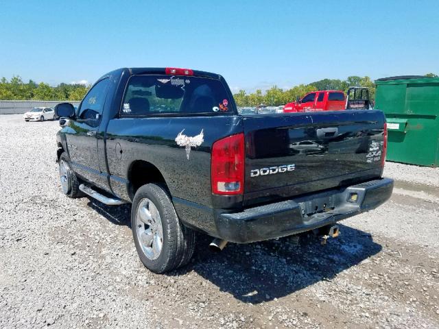 1D7HU16D33J639484 - 2003 DODGE RAM 1500 S BLACK photo 3