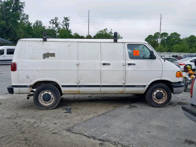 2B7KB31Y8YK152532 - 2000 DODGE RAM VAN B3 WHITE photo 9