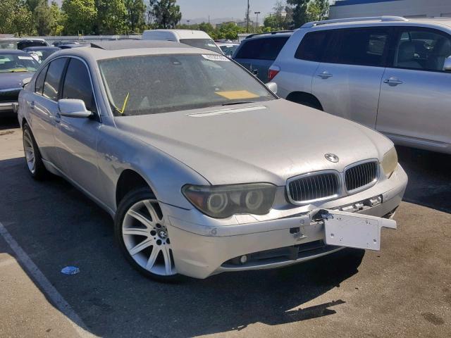 WBAGL63594DP73478 - 2004 BMW 745 I GRAY photo 1