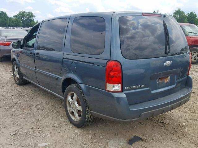 1GNDV231X7D136097 - 2007 CHEVROLET UPLANDER L TEAL photo 3