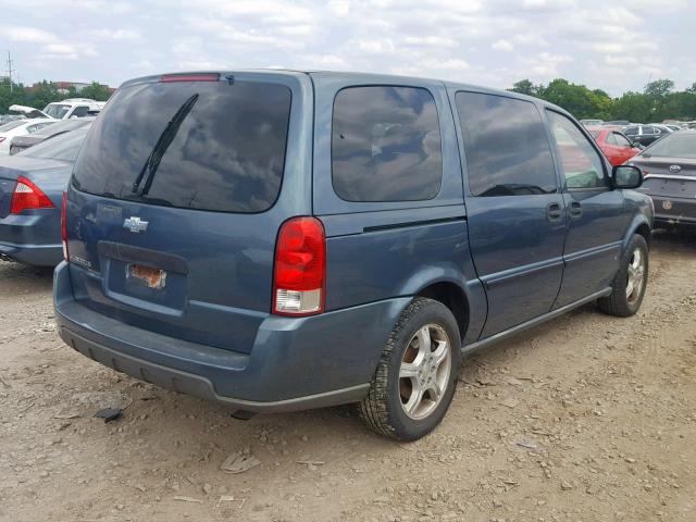 1GNDV231X7D136097 - 2007 CHEVROLET UPLANDER L TEAL photo 4