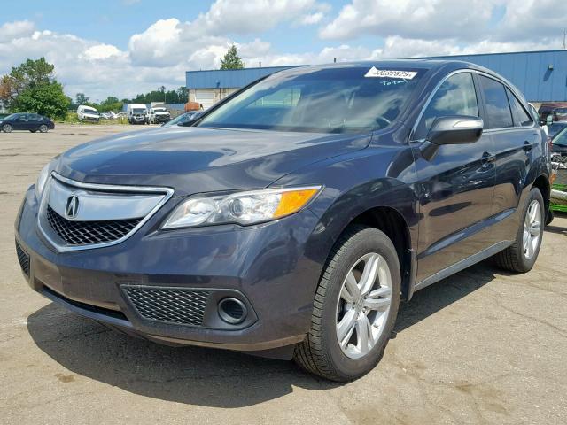 5J8TB4H32DL002142 - 2013 ACURA RDX GRAY photo 2