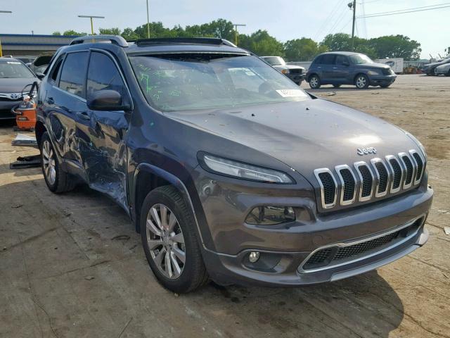 1C4PJMJU2JD591690 - 2018 JEEP CHEROKEE O GRAY photo 1