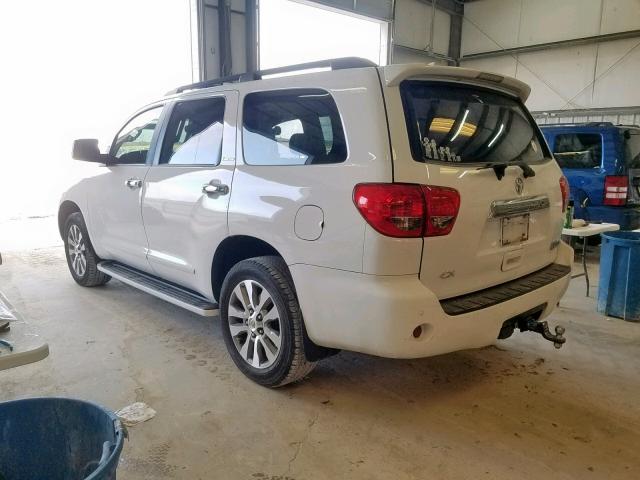 5TDKY5G16FS056740 - 2015 TOYOTA SEQUOIA LI WHITE photo 3