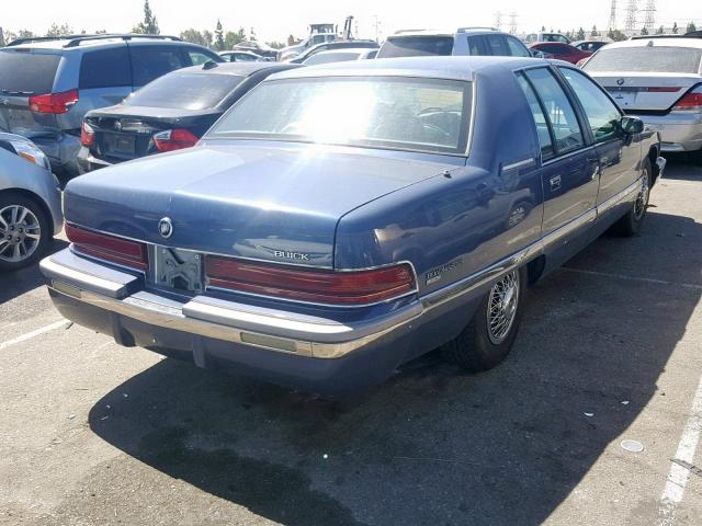 1G4BT52P1RR402301 - 1994 BUICK ROADMASTER BLUE photo 4