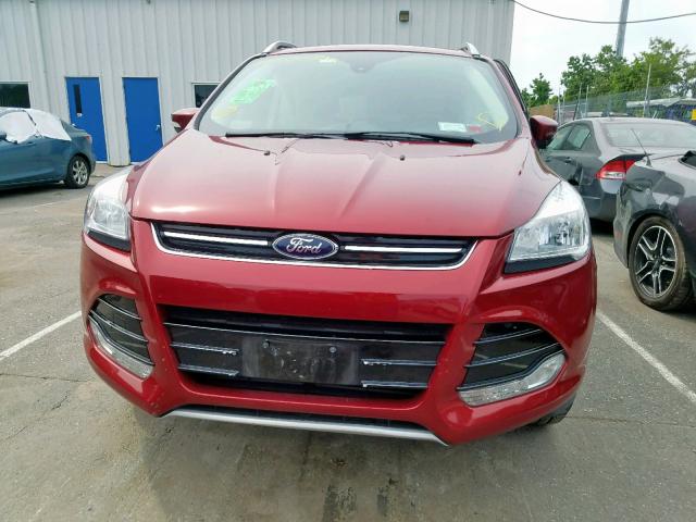 1FMCU9JX3GUA00879 - 2016 FORD ESCAPE TIT RED photo 10