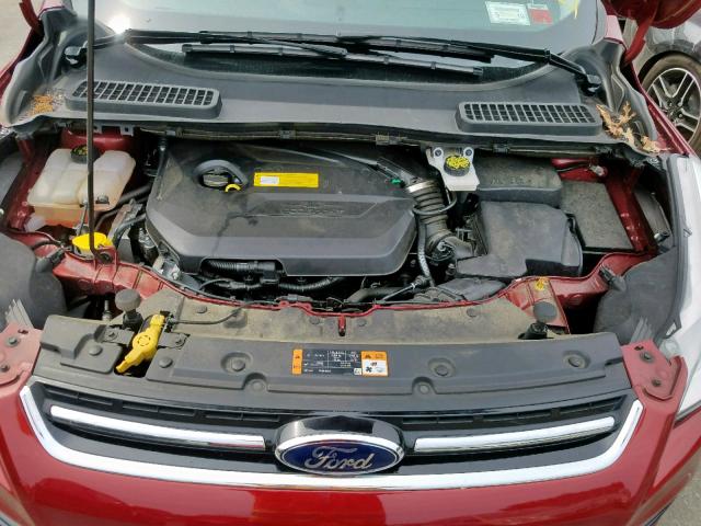 1FMCU9JX3GUA00879 - 2016 FORD ESCAPE TIT RED photo 7