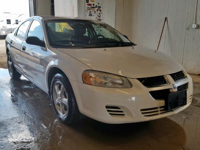 1B3EL36R34N367408 - 2004 DODGE STRATUS SE WHITE photo 1