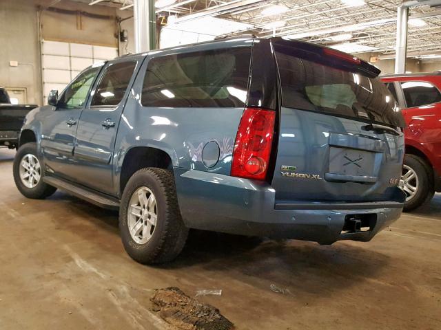 1GKFK163X8R180725 - 2008 GMC YUKON XL K BLUE photo 3