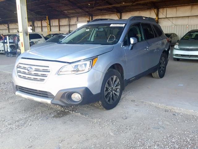 4S4BSAKC7H3258716 - 2017 SUBARU OUTBACK 2. BLUE photo 2