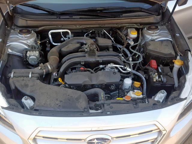 4S4BSAKC7H3258716 - 2017 SUBARU OUTBACK 2. BLUE photo 7