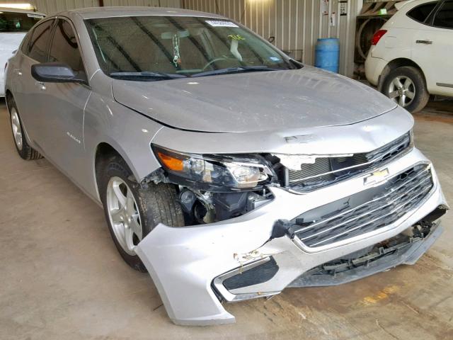 1G1ZB5ST0HF131615 - 2017 CHEVROLET MALIBU LS SILVER photo 2