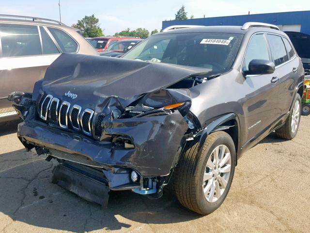 1C4PJMJX4JD594682 - 2018 JEEP CHEROKEE O GRAY photo 2