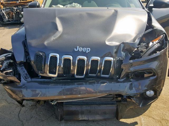 1C4PJMJX4JD594682 - 2018 JEEP CHEROKEE O GRAY photo 7