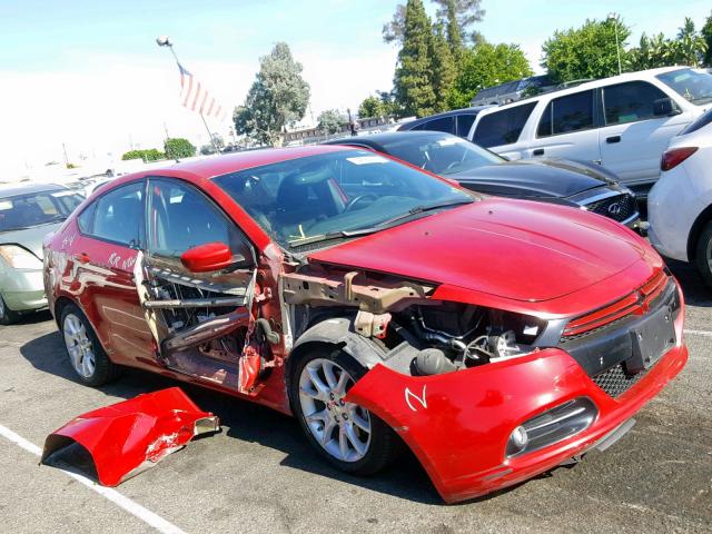 1C3CDFBA7DD123243 - 2013 DODGE DART SXT RED photo 1