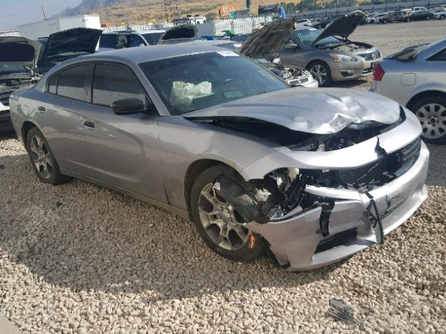 2C3CDXJG2GH206128 - 2016 DODGE CHARGER SX SILVER photo 1