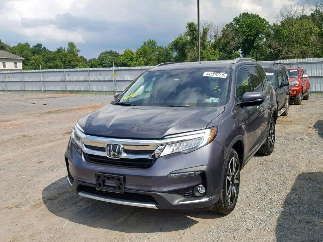 5FNYF6H05KB000931 - 2019 HONDA PILOT ELIT GRAY photo 2