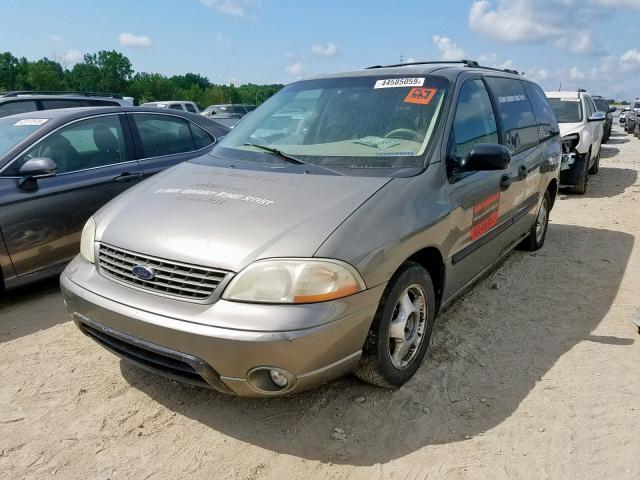 2FMZA51403BA89747 - 2003 FORD WINDSTAR L BROWN photo 2