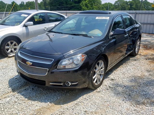 1G1ZE5EU1CF290423 - 2012 CHEVROLET MALIBU LTZ შავი ფოტო 2