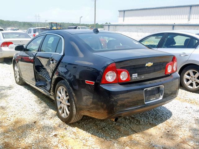 1G1ZE5EU1CF290423 - 2012 CHEVROLET MALIBU LTZ შავი ფოტო 3