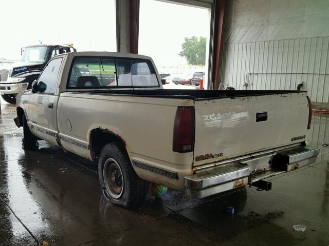 1GTFC24K8NE555751 - 1992 GMC SIERRA C25 WHITE photo 3