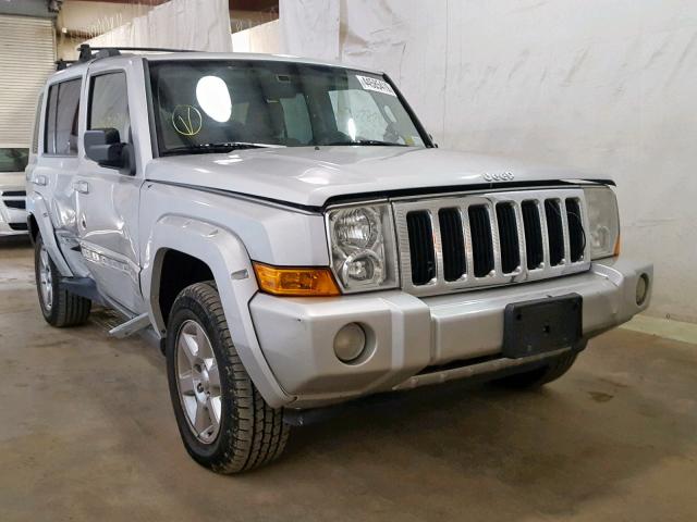 1J8HH58NX6C144695 - 2006 JEEP COMMANDER SILVER photo 1