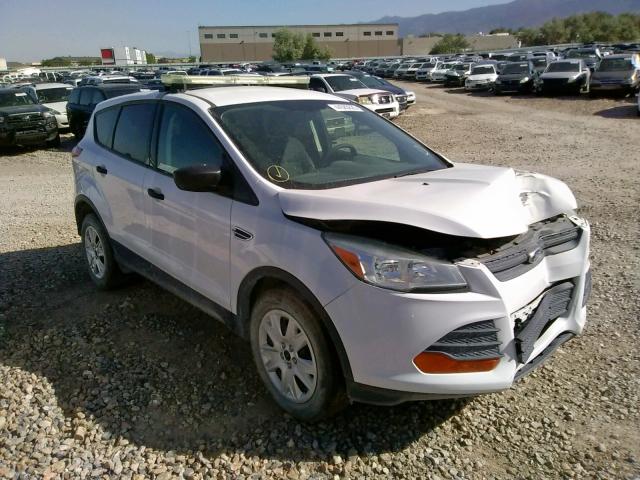 1FMCU0F79EUA86149 - 2014 FORD ESCAPE S WHITE photo 1