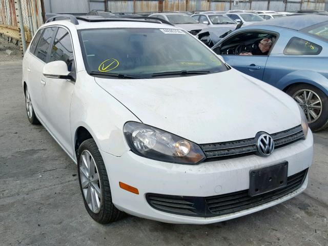 3VWPL7AJ7EM623297 - 2014 VOLKSWAGEN JETTA TDI WHITE photo 1