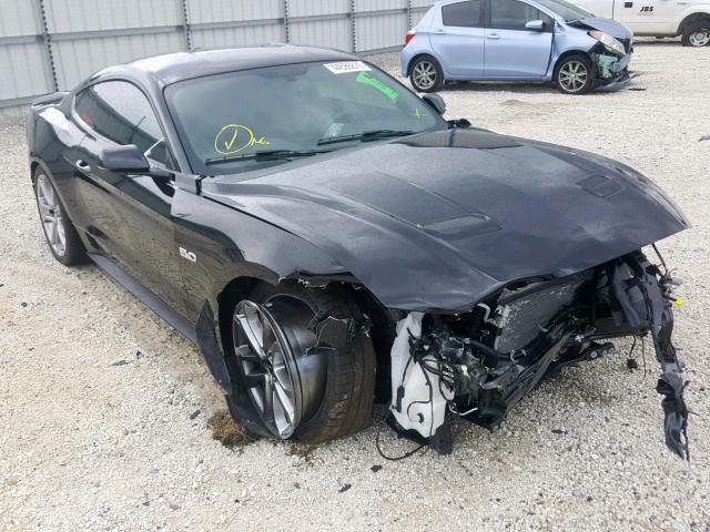 1FA6P8CF7K5122449 - 2019 FORD MUSTANG GT BLACK photo 1