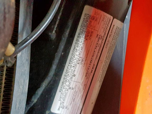 VBKEXL40XJM412769 - 2018 KTM 500 EXC-F ORANGE photo 10