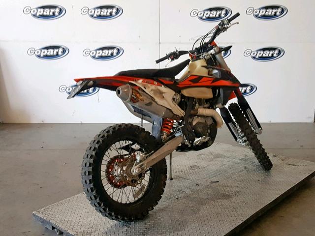 VBKEXL40XJM412769 - 2018 KTM 500 EXC-F ORANGE photo 4