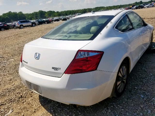 1HGCS12858A002303 - 2008 HONDA ACCORD EXL WHITE photo 4