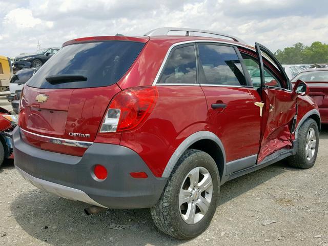 3GNAL2EK2ES676572 - 2014 CHEVROLET CAPTIVA LS 勃艮第红 照片 4