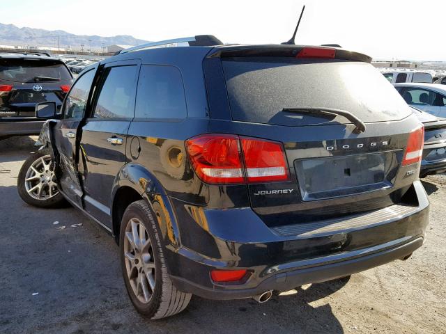 3C4PDCDG6CT146678 - 2012 DODGE JOURNEY CR BLACK photo 3