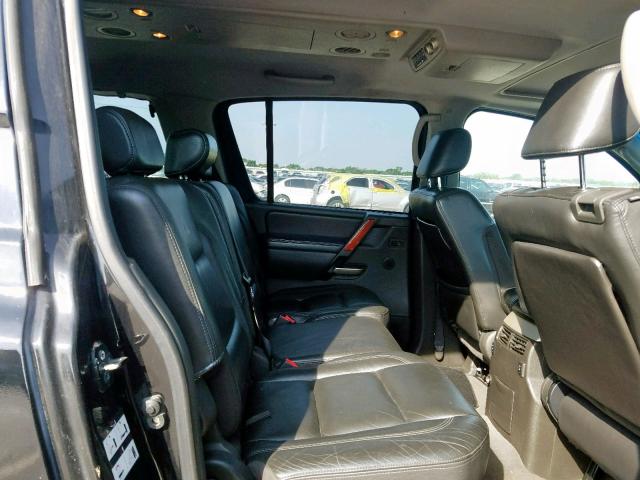 5N3AA08C65N800296 - 2005 INFINITI QX56 BLACK photo 6