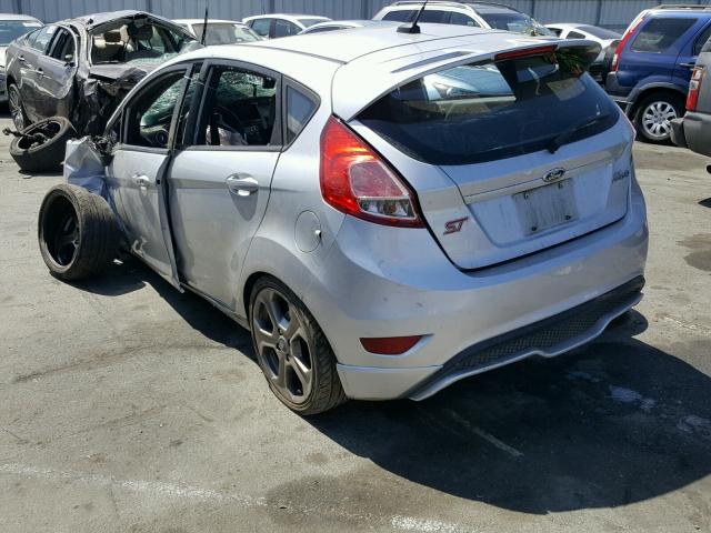 3FADP4GX9EM177227 - 2014 FORD FIESTA ST SILVER photo 3