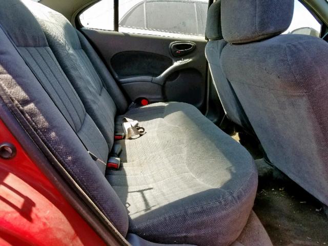 1G2NE52T5XC524334 - 1999 PONTIAC GRAND AM S RED photo 6