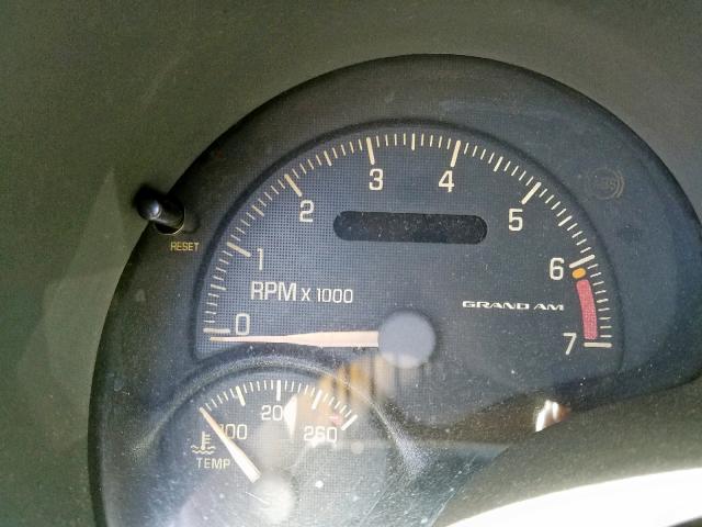 1G2NE52T5XC524334 - 1999 PONTIAC GRAND AM S RED photo 8