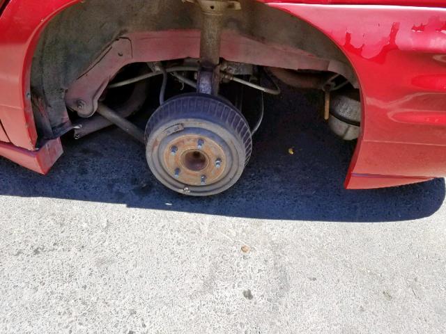 1G2NE52T5XC524334 - 1999 PONTIAC GRAND AM S RED photo 9