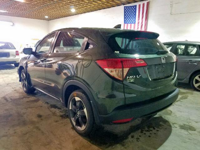 3CZRU5H51JG701355 - 2018 HONDA HR-V EX GREEN photo 3