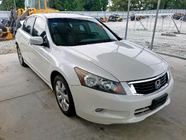 1HGCP36879A034694 - 2009 HONDA ACCORD EXL WHITE photo 1