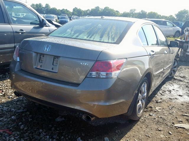 1HGCP3F8XAA013682 - 2010 HONDA ACCORD EXL GOLD photo 4